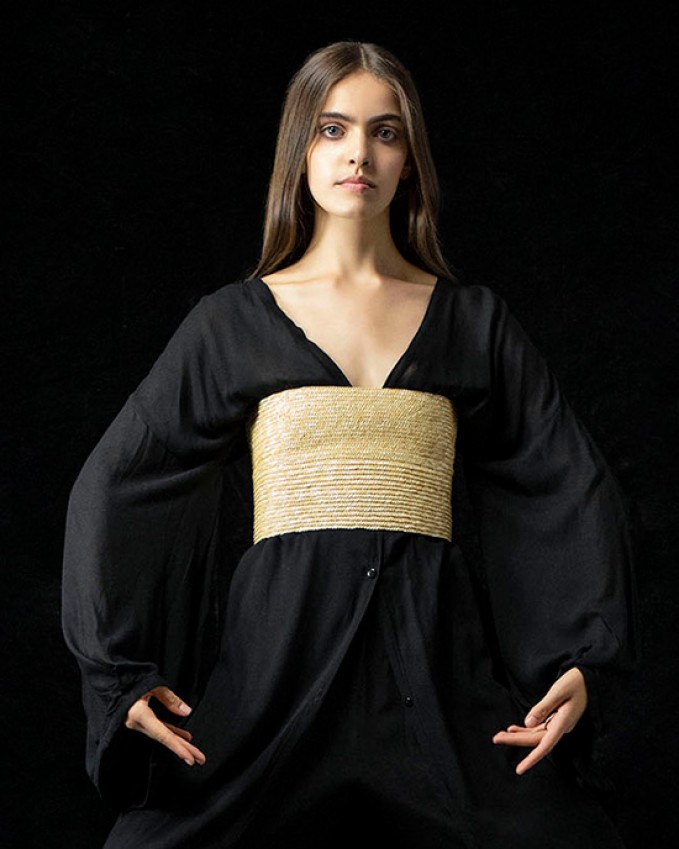 Straw bustier Theros