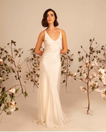  Silk slip wedding dress AFRODITE