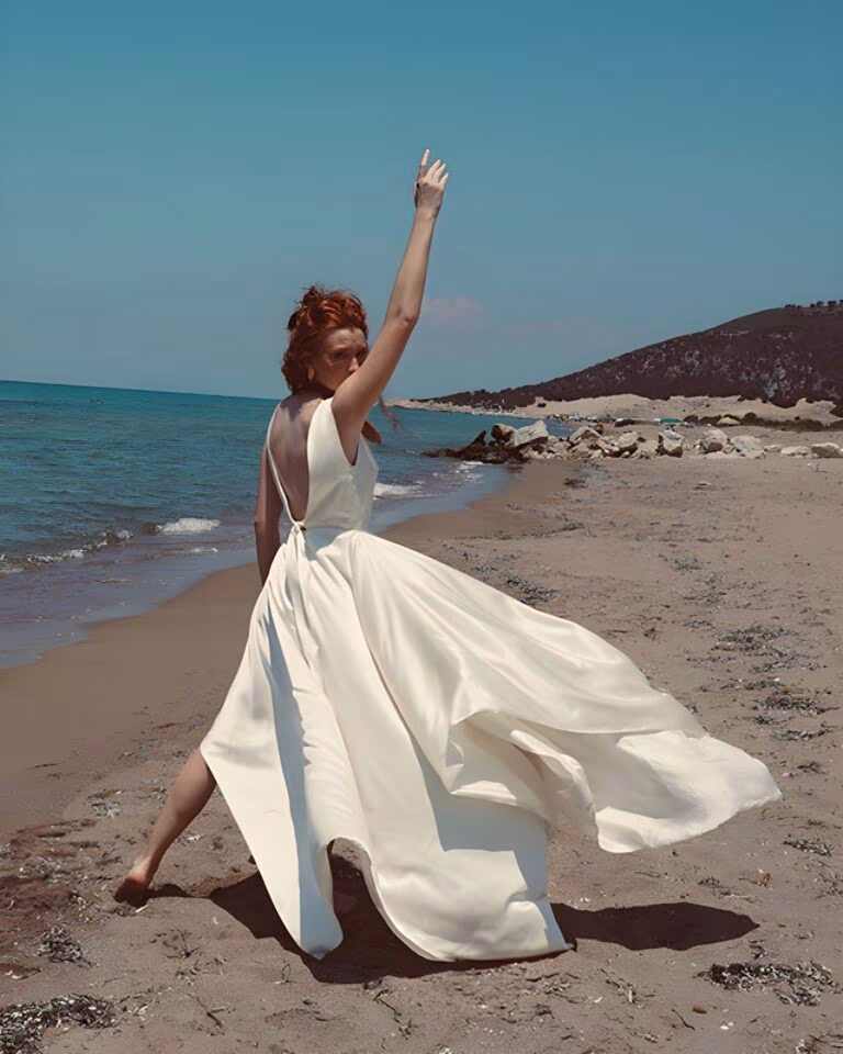 Αέρινα boho νυφικά για καλοκαιρινό γάμο